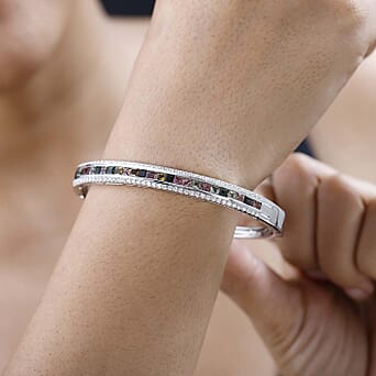 https://tjcuk.sirv.com/Products/76/4/7646534/Multi-Tourmaline-White-Zircon-Full-Bangle-in-Platinum-Overlay-Sterling_7646534_2.jpg?w=342&h=342