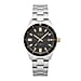 CADOLA Noumea Japanese Movement with 3 Hands Date 20ATM Water Resistant Mens Watch with Black and Stainless Steel Strap