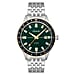 CADOLA Tahiti Japanese Automatic Movement with 3 Hands Date 20ATM Water Resistant Mens Watch with Green and Stainless Steel Strap