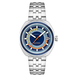 CADOLA  Giulia Automatic Movement with 3 Hands Date Blue Dial 5ATM Water Resistant Mens Watch with Stainless Steel Bracelet