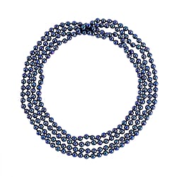 Close Out- Extra Long White Shell Pearl Necklace (100 Inch)