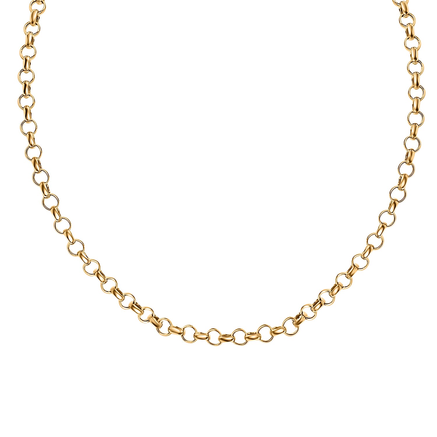One Time Close Out Deal -18K Yellow Gold Belcher Necklace (Size - 18)
