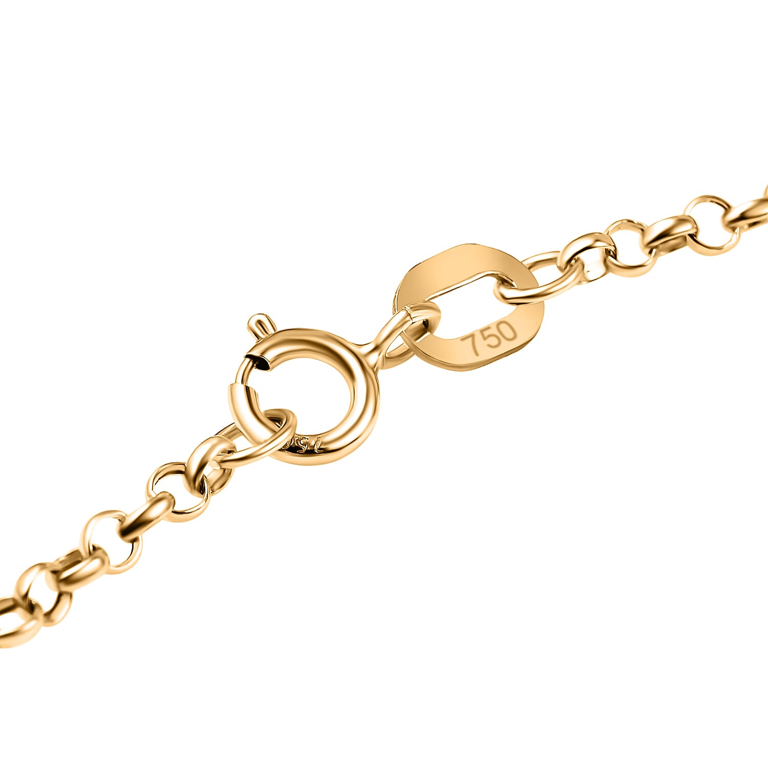 One Time Close Out Deal -18K Yellow Gold Belcher Necklace (Size - 18)