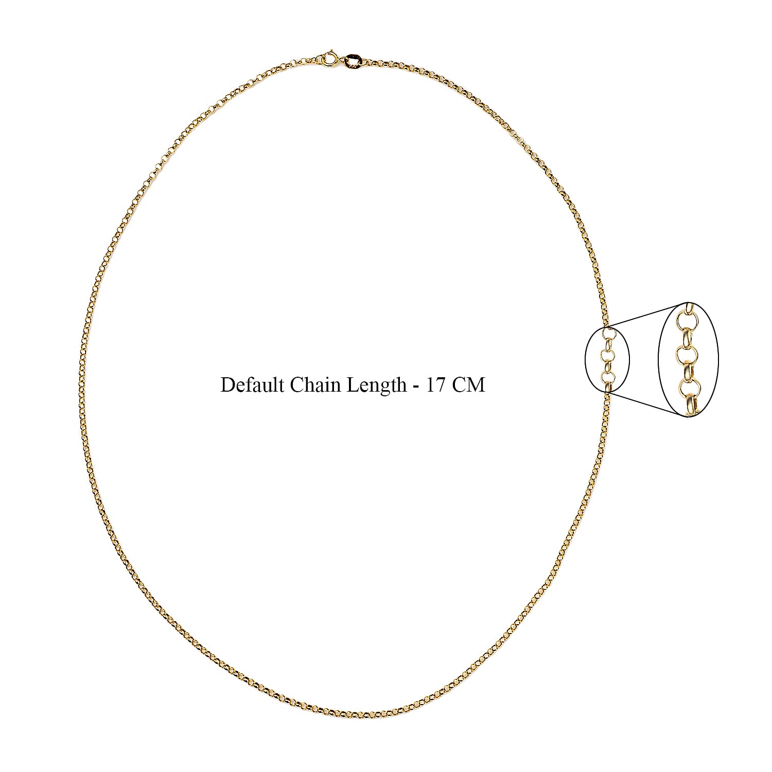 One Time Close Out Deal -18K Yellow Gold Belcher Necklace (Size - 18)