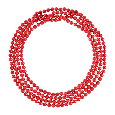 Close Out- Extra Long Red Shell Pearl Stone Necklace (100 Inch) Close Out- Extra Long Red Shell Pearl Stone Necklace (100 Inch)