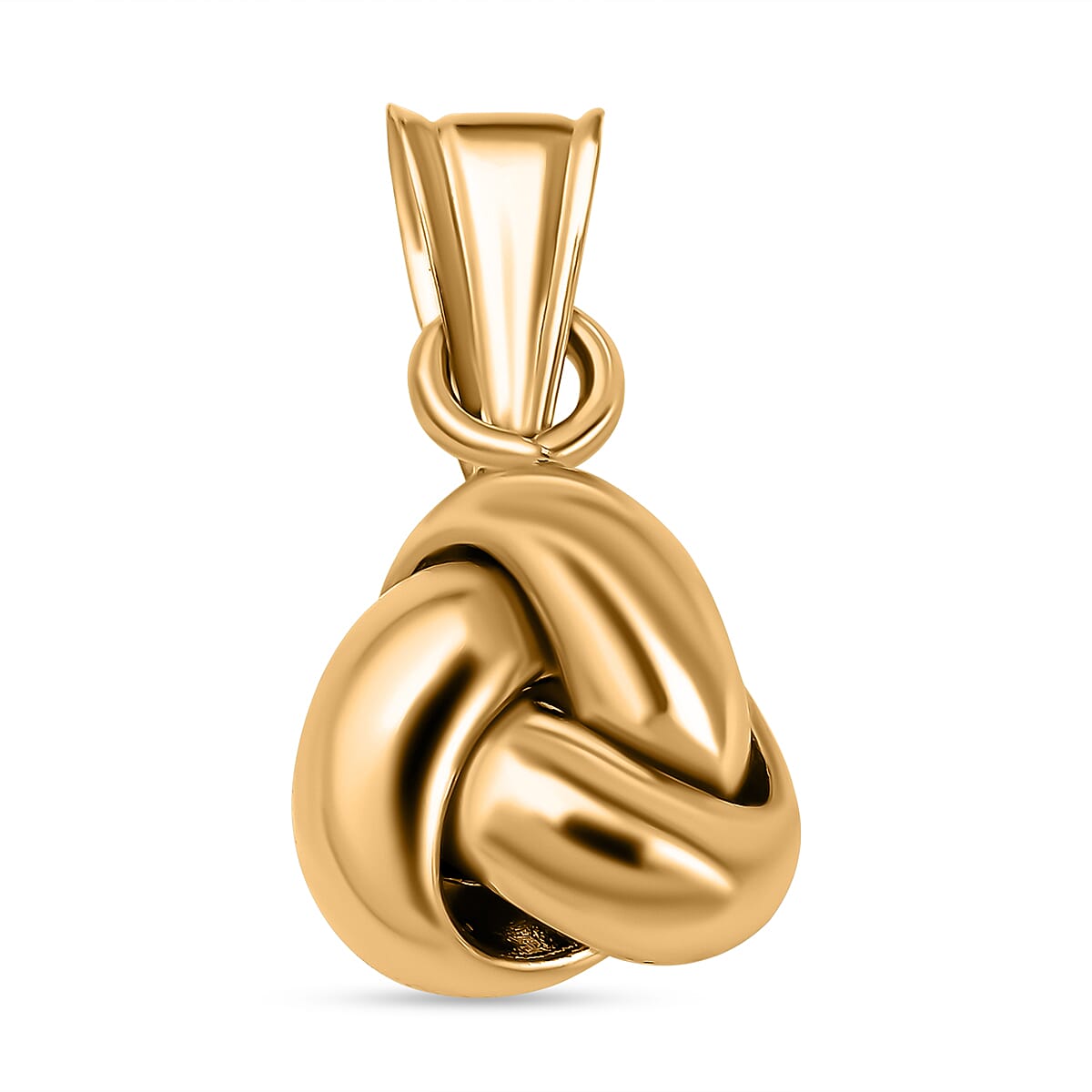 Hatton Garden Closeout - 18K Yellow Gold Triple Knot Pendant