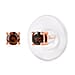Natural Diamond Find - 9K Rose Gold Natural Champagne Diamond Stud Earrings with Push Back