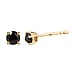 Natural Diamond Find - 9K Rose Gold Natural Champagne Diamond Stud Earrings with Push Back
