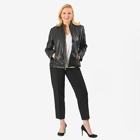 La Marey 100% Genuine Leather Jacket (Size S) - Black