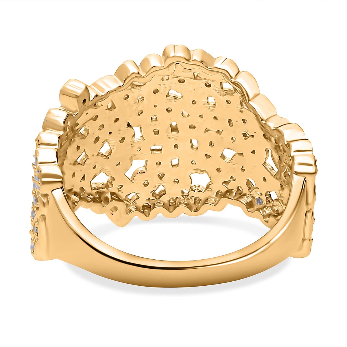 Diamond Ring in Sterling Silver