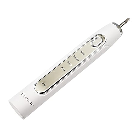 BeeWell Electric Sonic 4-in-1 Toothbrush with Blue and Red Light Therapy