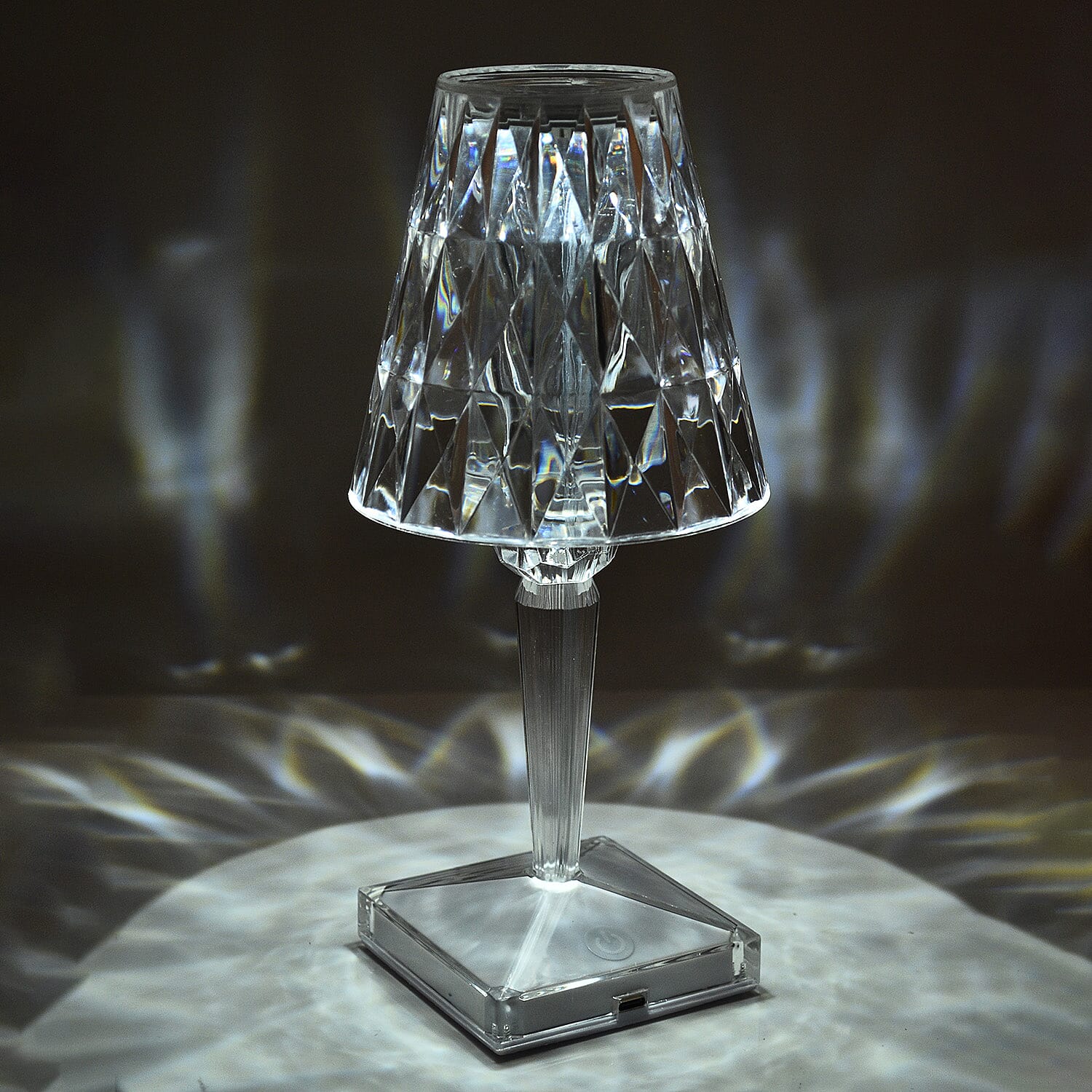 Diamond Effect LED Touch Table Lamp