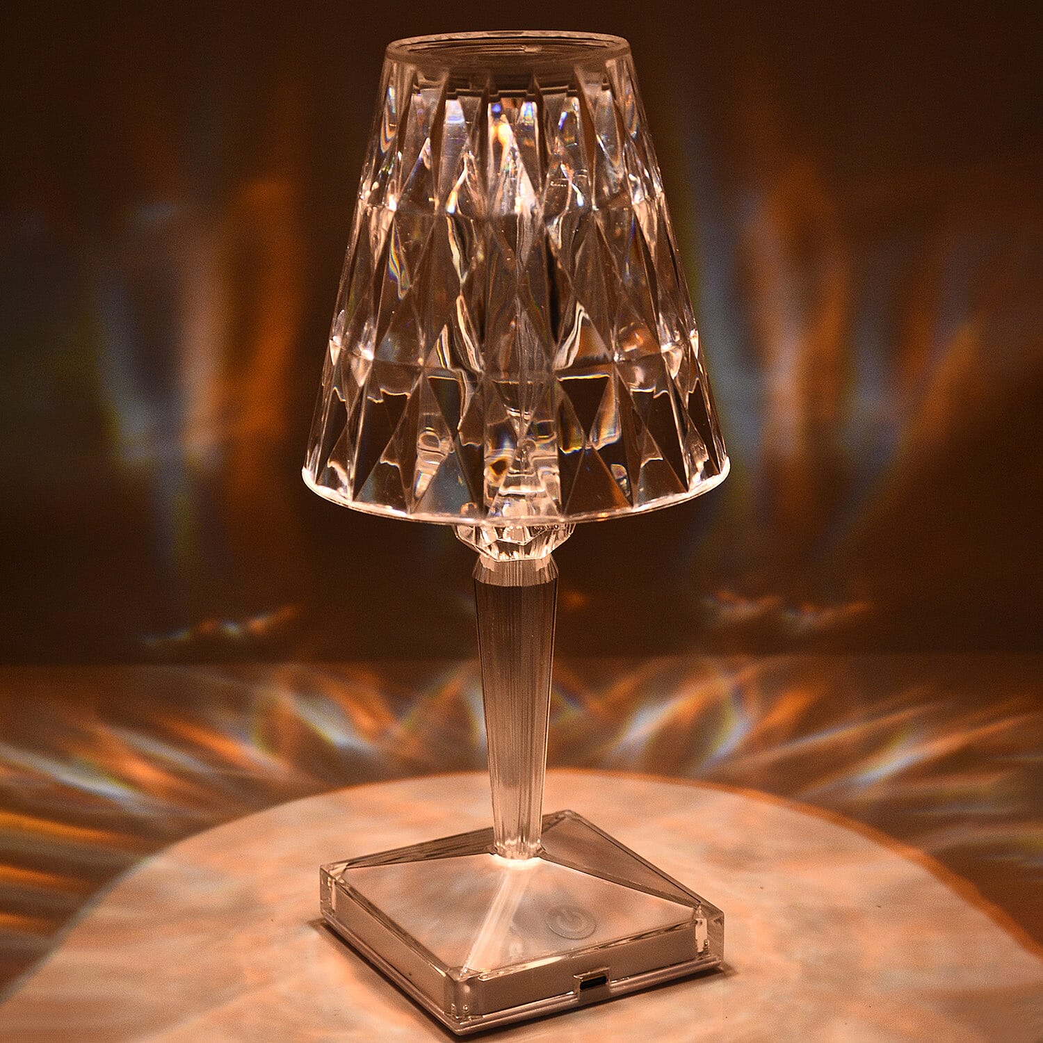 Diamond Effect LED Touch Table Lamp