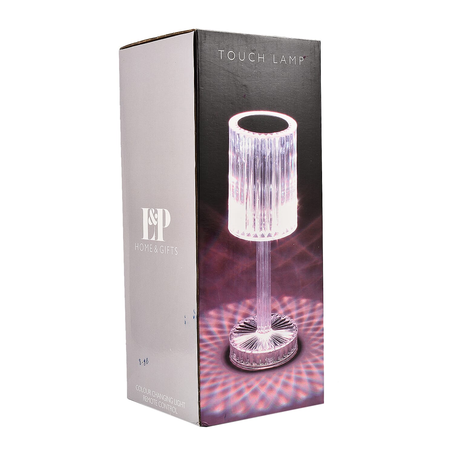 Crystal Effect Lamp With Touch-Remote Control