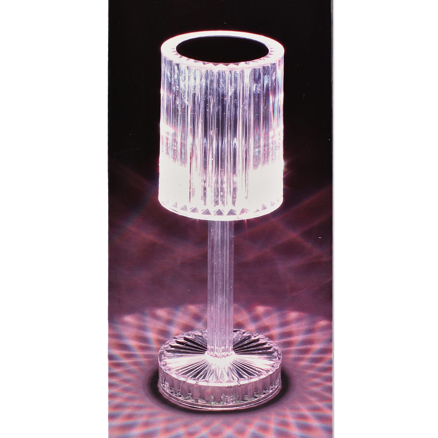 Crystal Effect Lamp With Touch-Remote Control