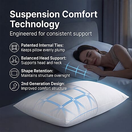 GX Suspension Pillow Twin Pack Medium Soft 2nd Generation