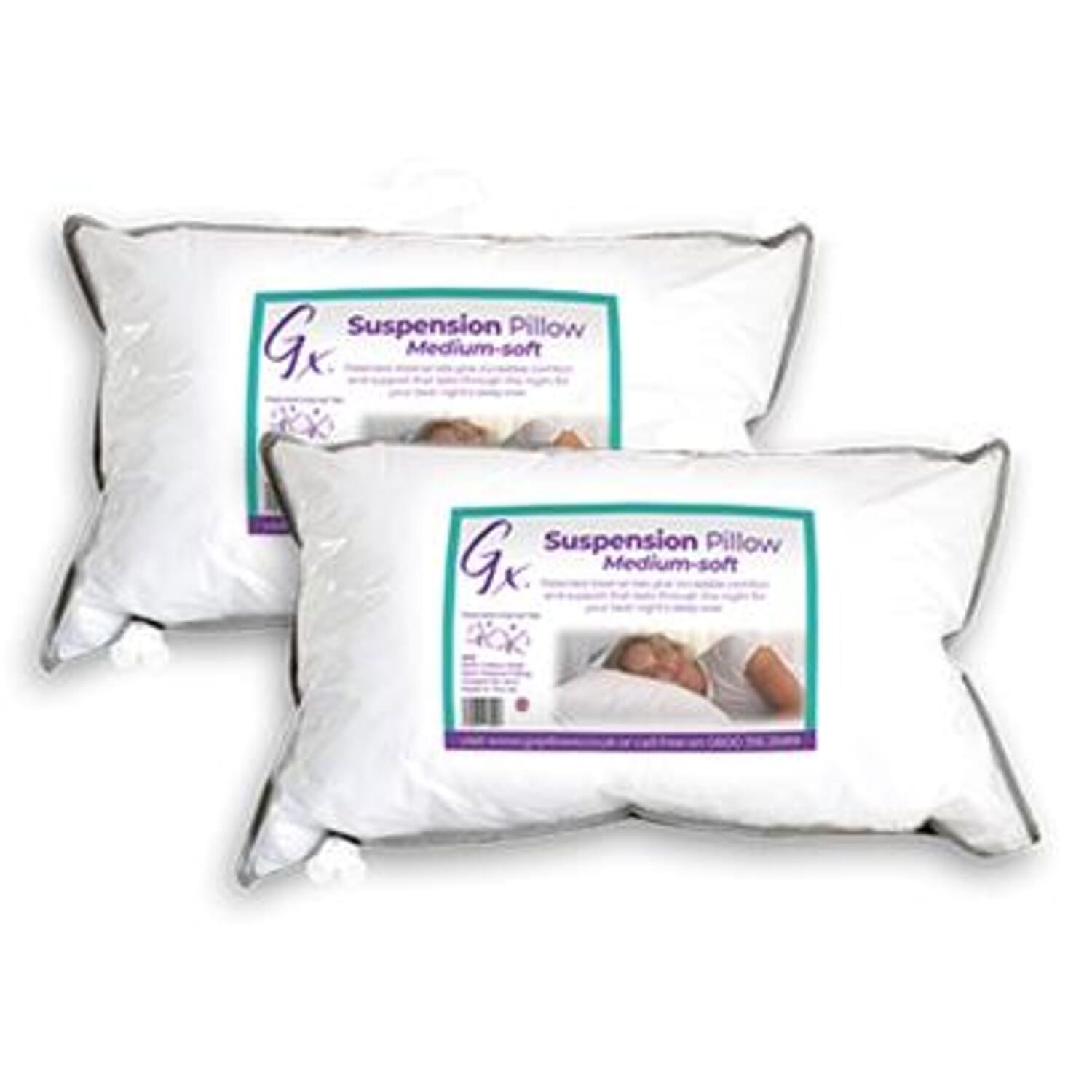 GX SUSPENSION PILLOW TWIN PACK MEDIUM-SOFT 2ND GENERATION