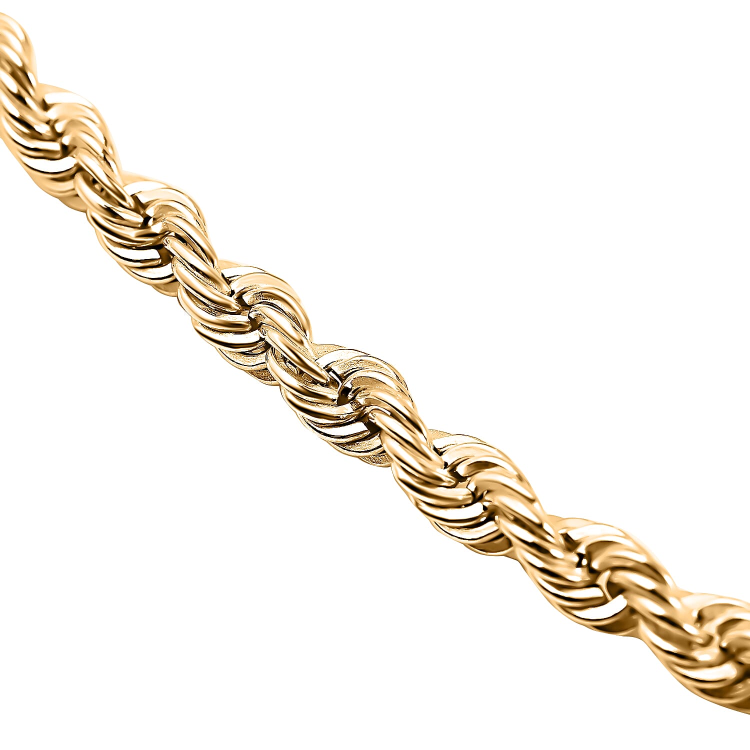 Italian Made Closeout Deal - 9K Yellow Gold Rope Chain (Size - 20), Gold Wt. 4.40 Gms