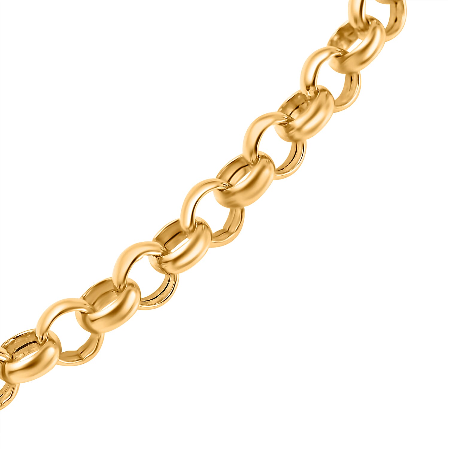 One Time Close Out Deal- 9K Yellow Gold Round Belcher Necklace (Size - 18) Gold Wt 6.4 GM