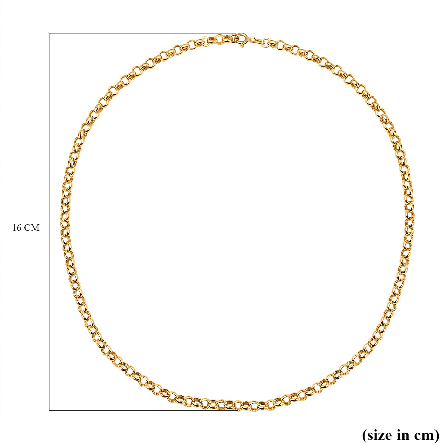 One Time Close Out Deal- 9K Yellow Gold Round Belcher Necklace (Size - 18) Gold Wt 6.4 GM