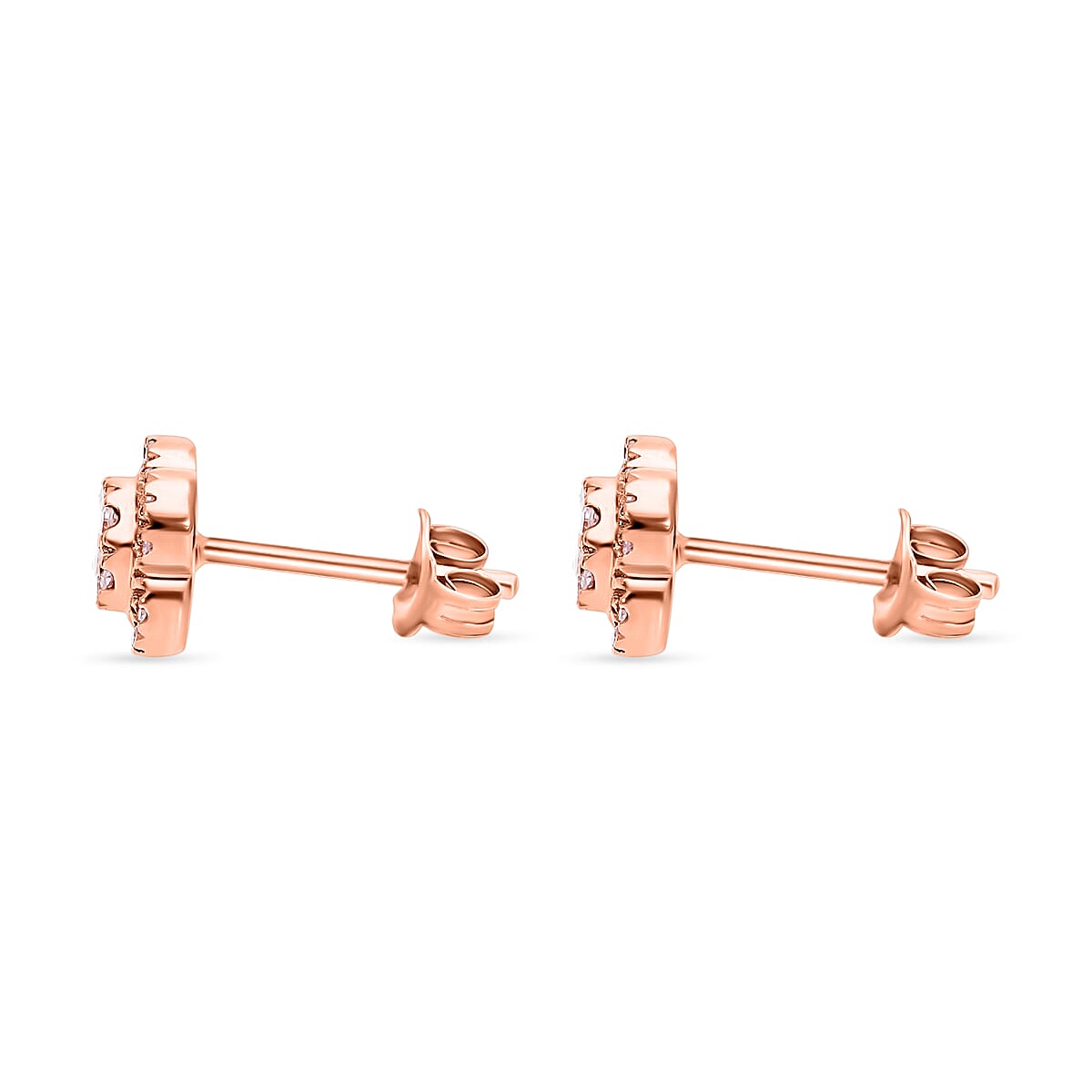 Most Affordable Pink Diamond Deal 2024 - 9K Rose Gold Pink Diamond Earring 0.25 ct