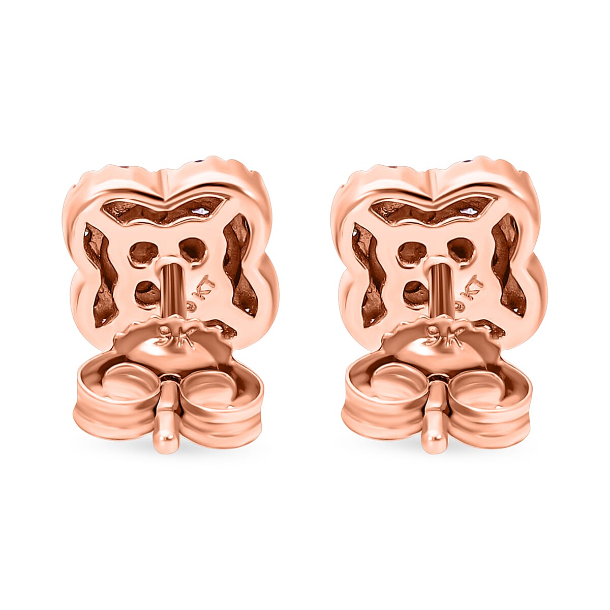 Most Affordable Pink Diamond Deal 2024 - 9K Rose Gold Pink Diamond Earring 0.25 ct