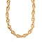 One Time Deal- Baroque Golden Color Shell Pearl Necklace with Magnetic Clasp (Size - 20)