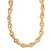 One Time Deal - Baroque Golden Color Shell Pearl Necklace with Magnetic Clasp (Size - 20)
