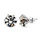White Finest Austrian Crystal Solitaire Stud Earrings in 18K Vermeil Yellow Gold Plated Sterling Silver 11.50 Ct
