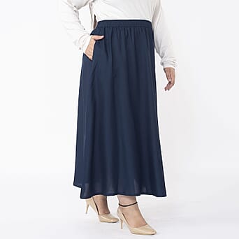 https://tjcuk.sirv.com/Products/76/5/7651597/Tamsy-Viscose-Solid-Skirt-Size-88x1-cm-Navy-Navy_7651597_2.jpg?w=342&h=342