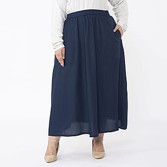 https://tjcuk.sirv.com/Products/76/5/7651597/Tamsy-Viscose-Solid-Skirt-Size-88x1-cm-Navy-Navy_7651597_3.jpg?w=342&h=342