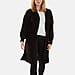 NOVA OF LONDON Edge to Edge Knitted Long Cardigan (One Size, 8-18) - Black