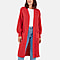 NOVA OF LONDON Edge to Edge Knitted Long Cardigan (One Size, 8-18) - Red