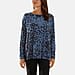 NOVA OF LONDON Leopard Pattern Knitted Jumper (One Size 8-18) - Stone