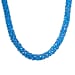 NY Close Out Deal-  Champagne Crystal  Necklace With Magnetic Clasp (Size - 20) in Silver Tone