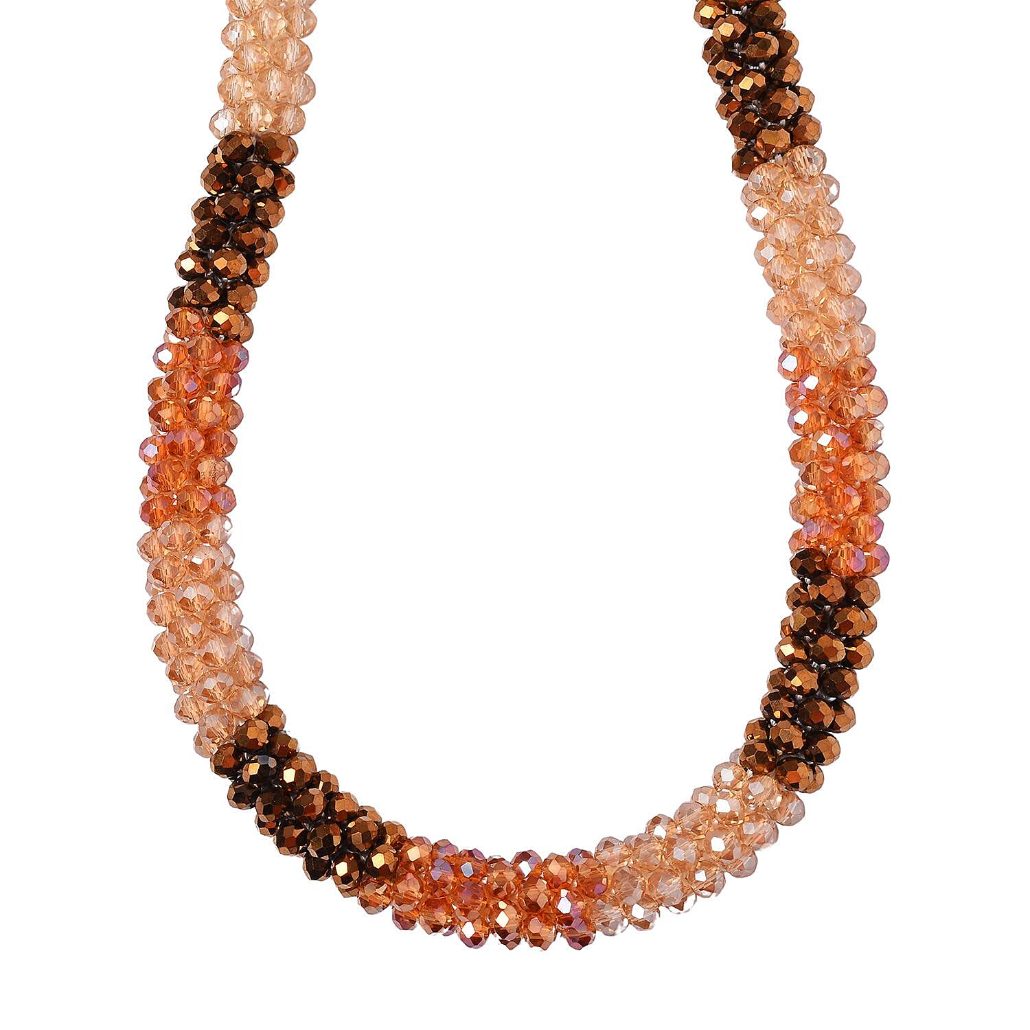 NY Close Out Deal - Multi Color Crystal Necklace With Magnetic Clasp (Size - 20)