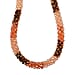 NY Close Out Deal-  Champagne Crystal  Necklace With Magnetic Clasp (Size - 20) in Silver Tone