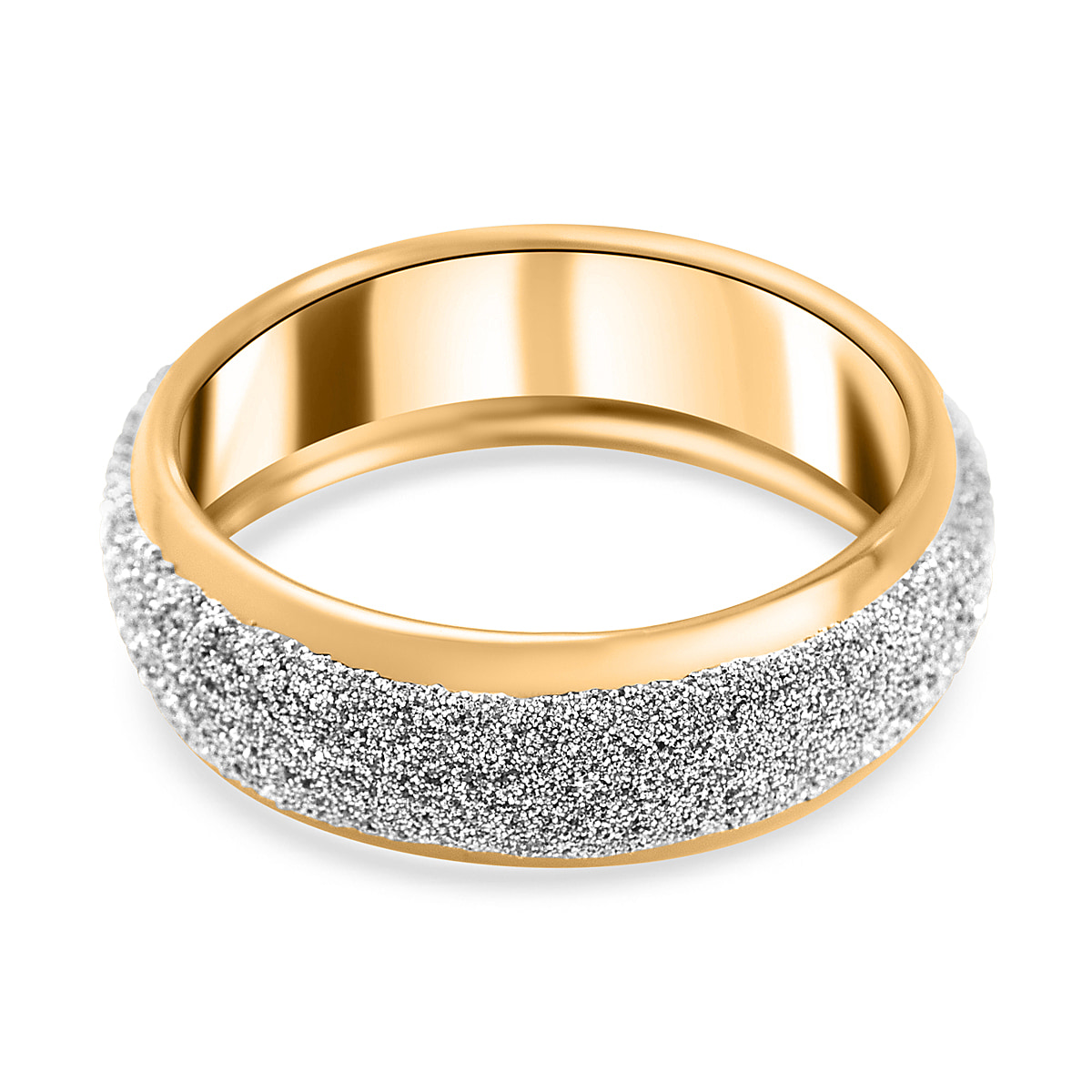 Maestro Collection - 9K Yellow Gold Sand Blast Band Ring