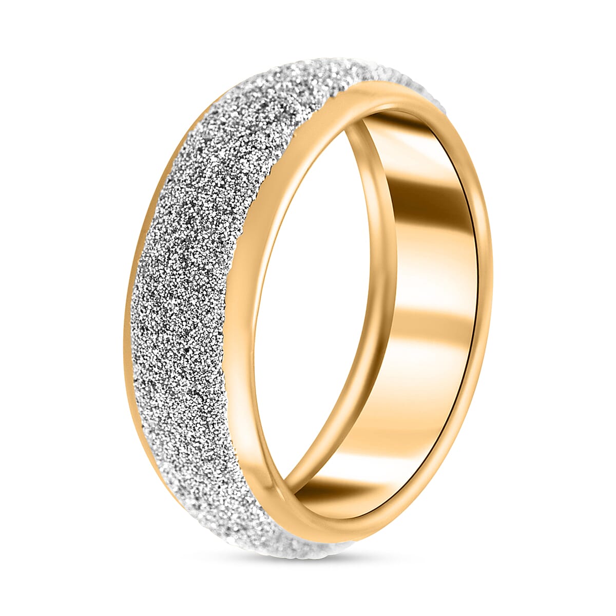 Maestro Collection - 9K Yellow Gold Sand Blast Band Ring