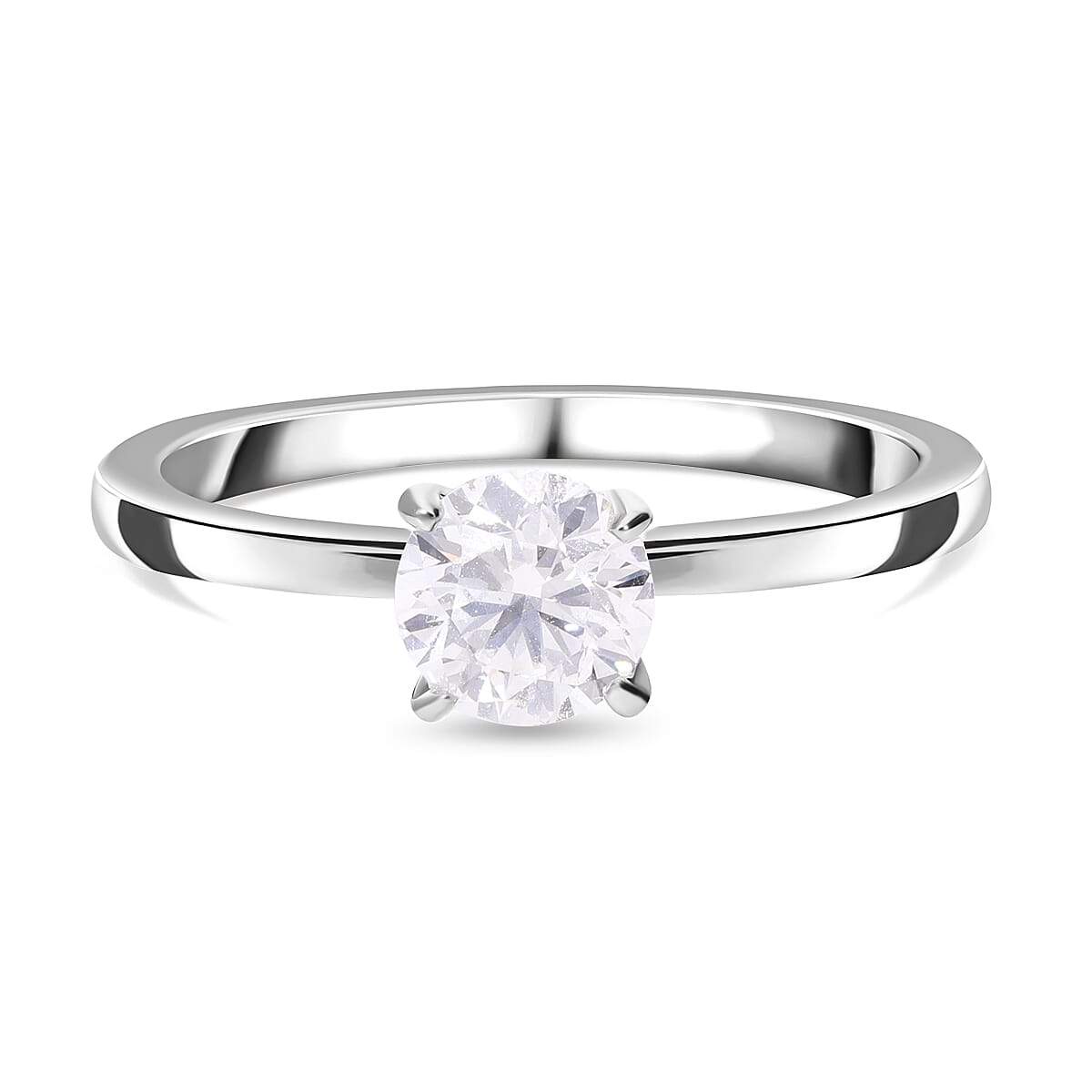 First Time Ever Luxuriant Diamond - 950 Platinum Certified Lab Grown Diamond (VS-E-F) Solitaire Ring 1.00 Ct.