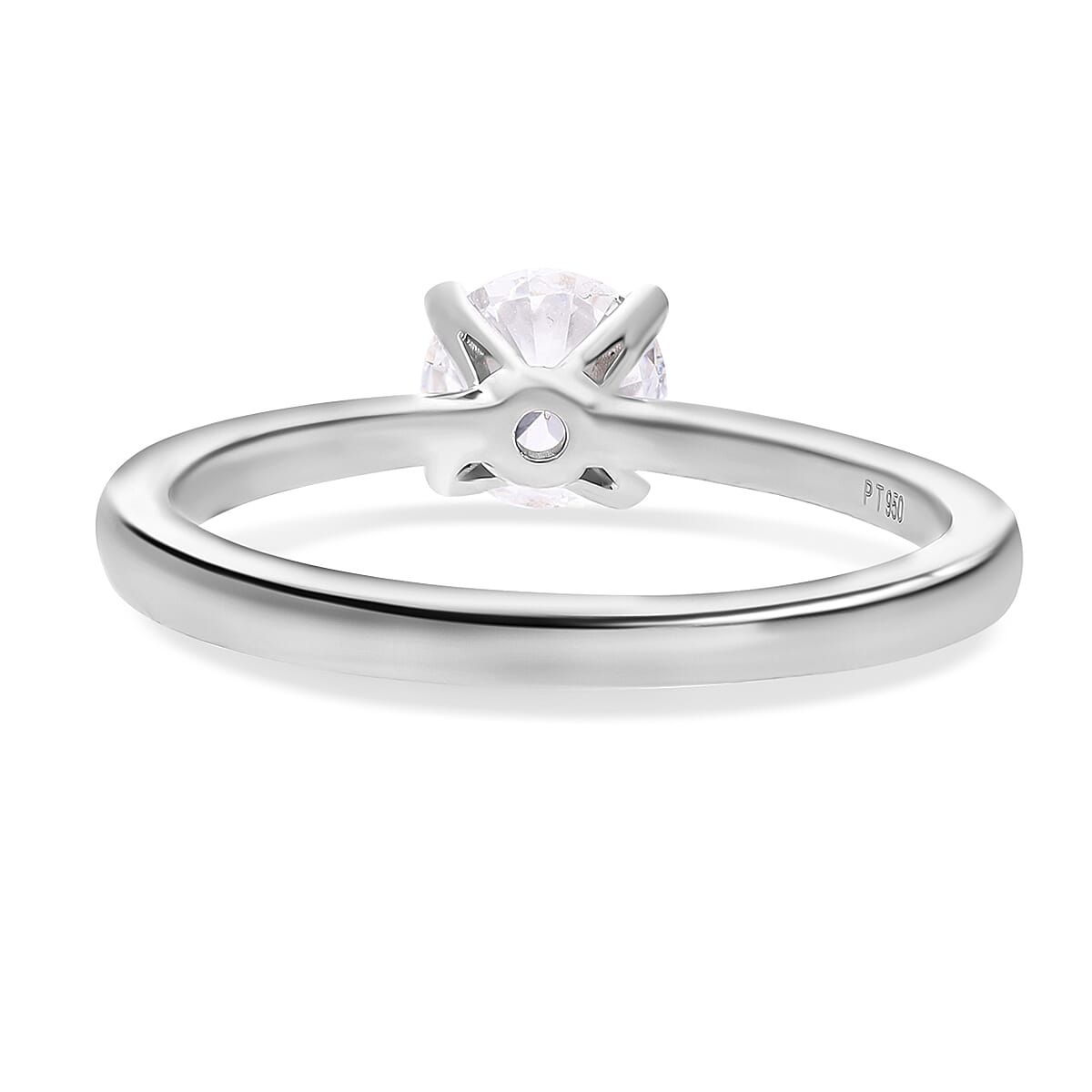 First Time Ever Luxuriant Diamond - 950 Platinum Certified Lab Grown Diamond (VS-E-F) Solitaire Ring 1.00 Ct.