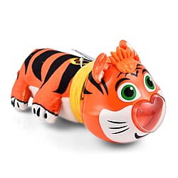 Childrens Animal Soft Toy Pull Tail to Light up Torch - Cat