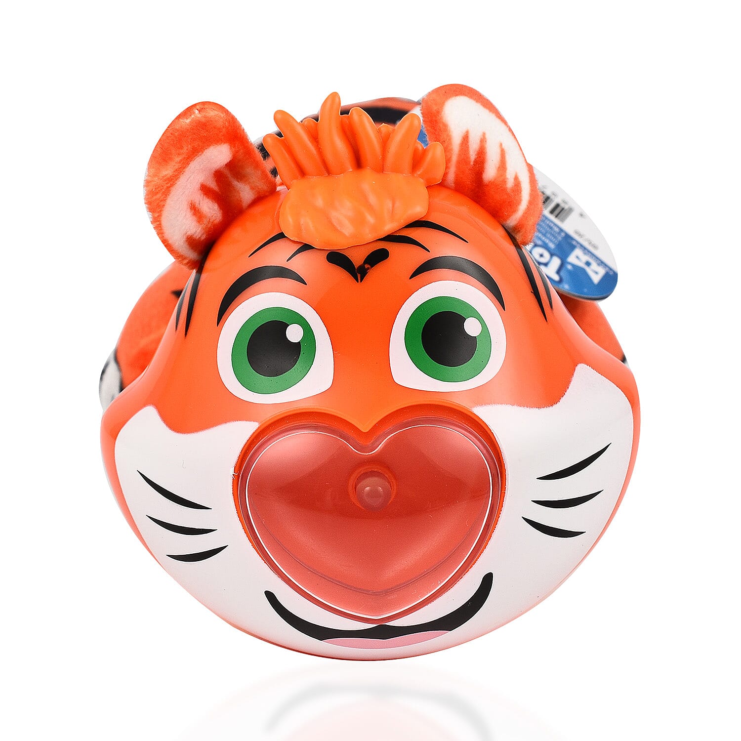 Christmas Closeout Toys - Childrens Animal Soft Toy Pull Tail to Light up Torch- Tiger