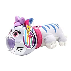 Childrens Animal Soft Toy Pull Tail to Light up Torch - Cat