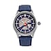 William Hunt Automatic Mechanical Movement Grey Sunshine Dial 5 ATM Water Resistant Watch with Black Leather Strap