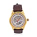 William Hunt Automatic Mechanical Movement Grey Sunshine Dial 5 ATM Water Resistant Watch with Black Leather Strap