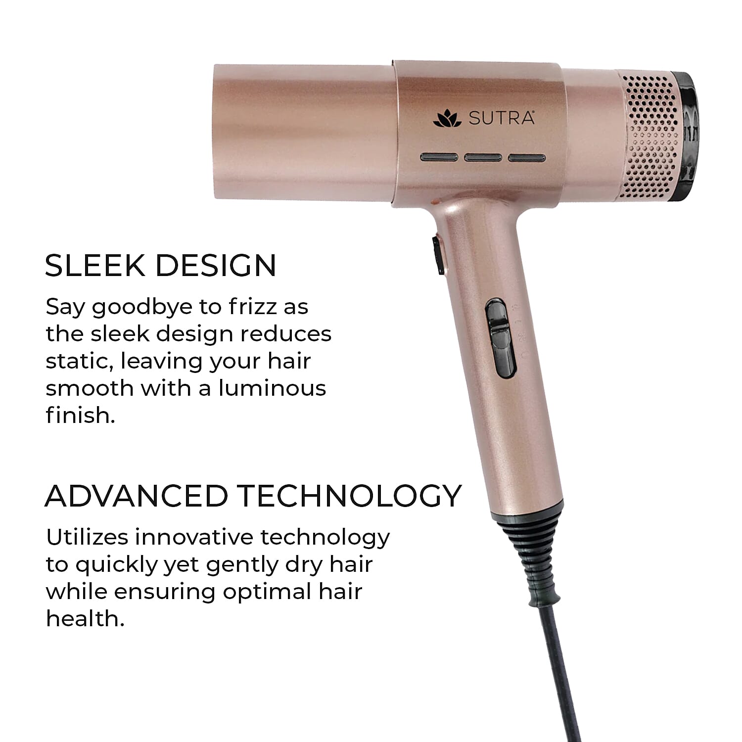 Sultra Beauty Air Pro Hair Dryer 220V - Rose Gold