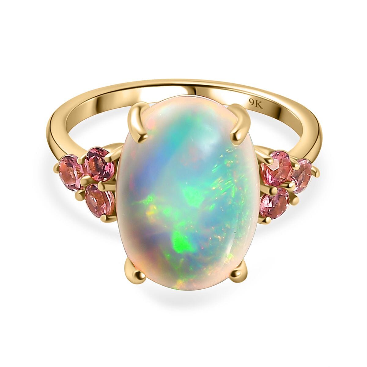 Opal and tourmaline on sale ring