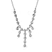 Designer Inspiration- Diamond Necklace (Size - 18) in 18K Yellow Gold Vermeil Plated Sterling Silver, Silver Wt 6.80 GM