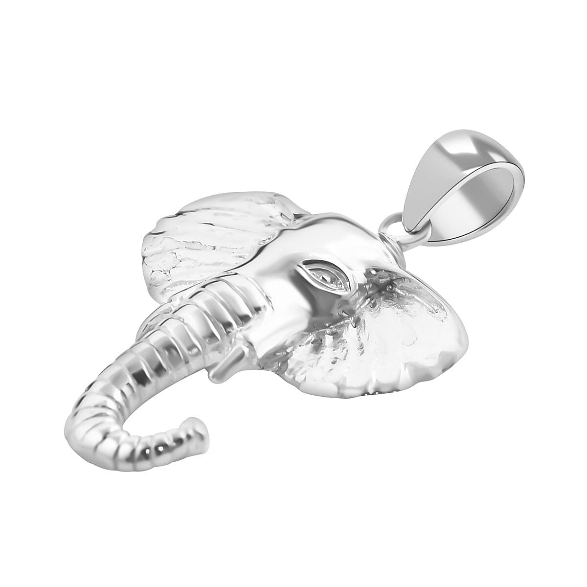 Royal Bali Collection - Sterling Silver Elephant Pendant, Silver Wt. 7.00 GM